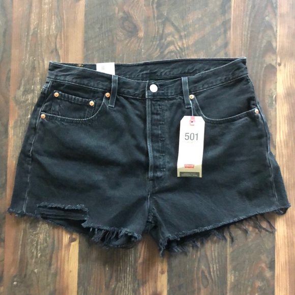 Levi's Pants - NWT Levi’s High Rise 501 Black Shorts